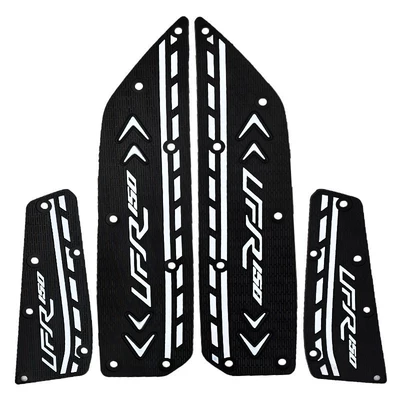 Accessories, Modification, Non-Destructive Installation, Motorcycle pedals - white-label-on-black-background