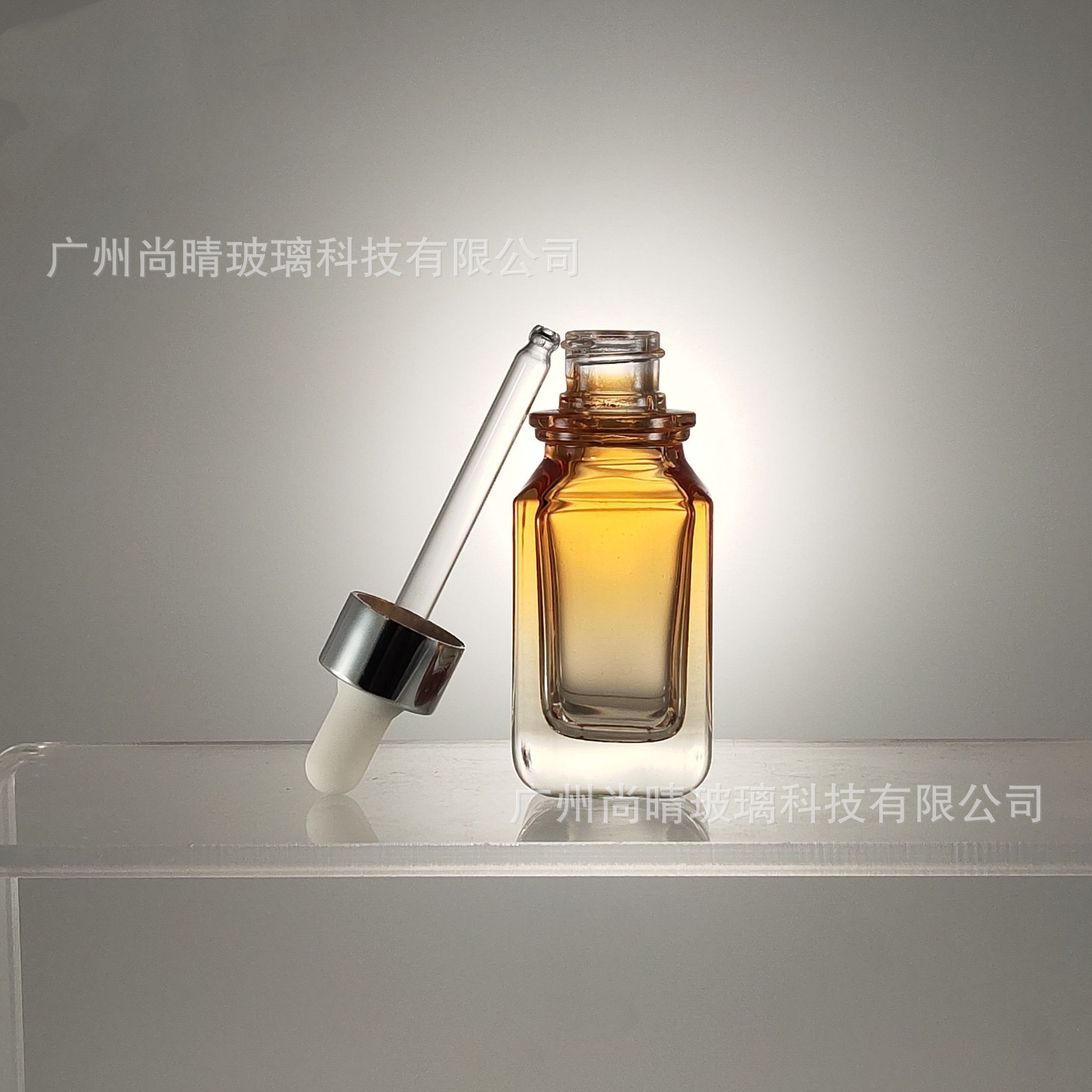 Botella de aceite esencial de cabello de 50ml botella de base de 30ml botella de vidrio botella de esencia de desmaquillaje botella de líquido líquido líquido botella de goteo de goma botella dividida