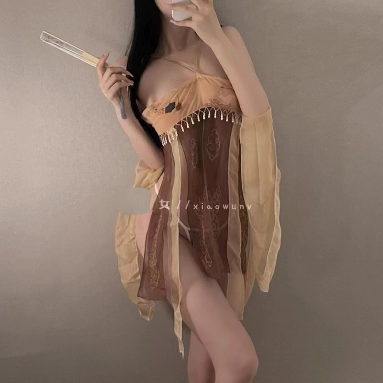 Han Element Bride Tube Top Pajamas Uniform Sexy Antique Hanfu Dunhuang Flying Dancer Exotic Style — detail image 2