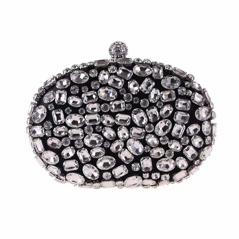 Pochette da sera con strass - elegante borsa a mano per donna_voghion.com