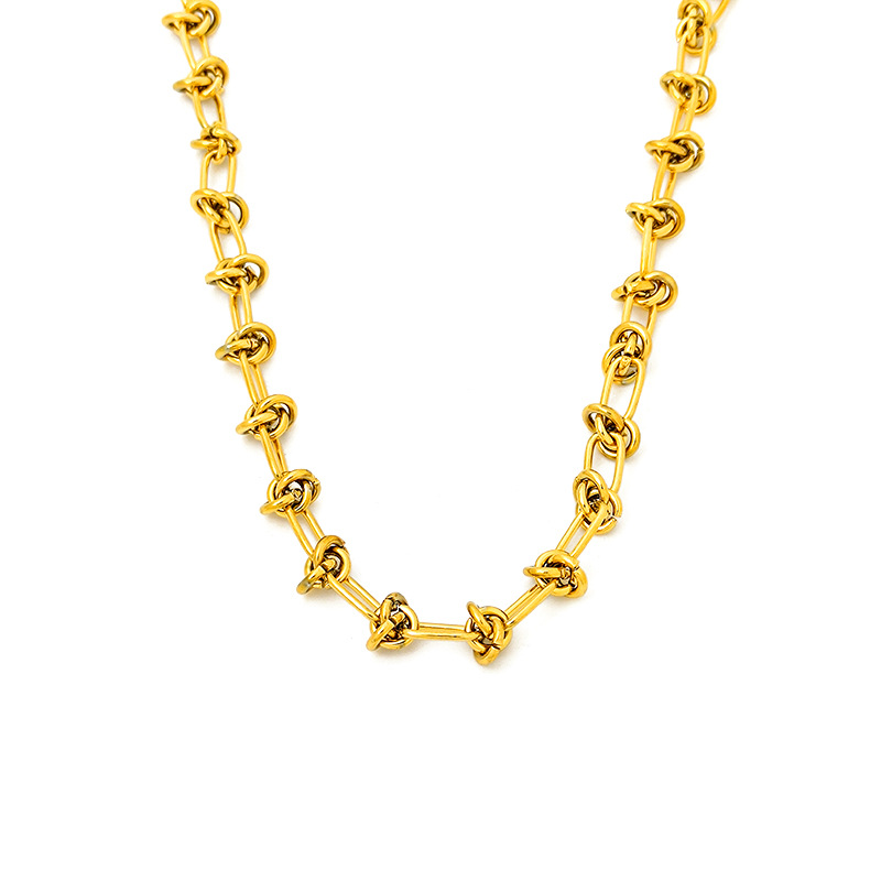 Solid Color Pattern Women's Gender Simple Style Solid Color Titanium Steel Plating Gold Plated Bracelets