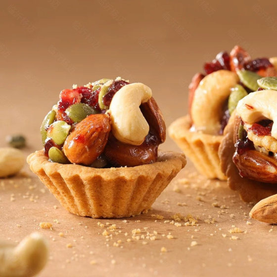 Daily nut tart cashew nut mixed nut tart sucrose-free candied fruit dried pastry student casual snacks wholesale