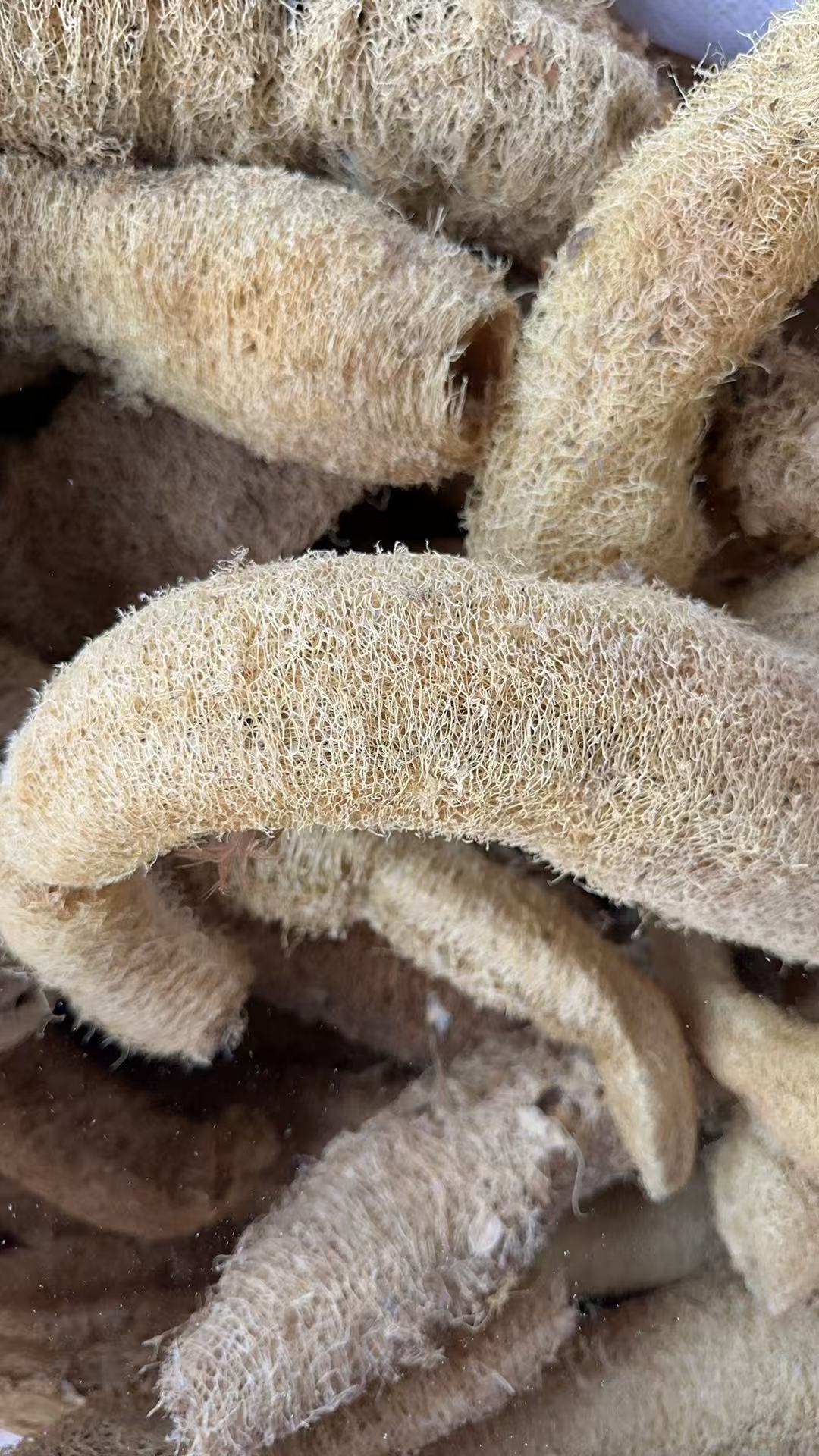Natural Loofah Sponge (Luffa cylindrica) — Kitchen Dishwashing & Pot Scrub Pad, 500g quality and texture