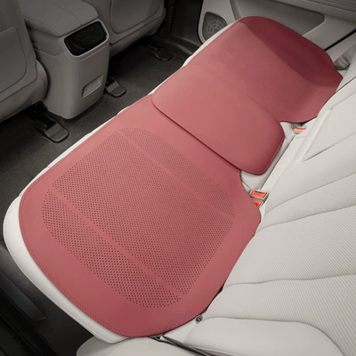 Suitable for Leapmotor Seat Seat cushion, seat cover - volcano-red-nappa-breathable-fully-surrounded-rear-seat-cushion