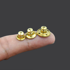Brass Earring Plugs, Small Bullet-Shape Ear Studs, Metal Earring Back Caps—Wholesale Ear Tunnels & DIY Jewelry Accessories