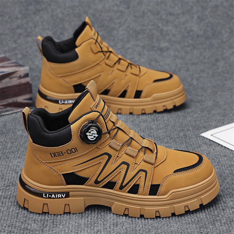 Martin botas hombre otoño invierno 2025 nuevo invierno ruibarbo zapatos de hombre zapatos de cuero casuales zapatos de estilo hombre de alta calidad zapatos de moda