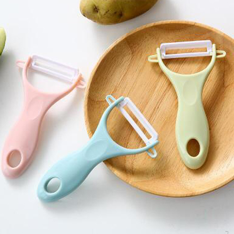 家庭用北欧色の皮むきナイフ北欧色の皮むき器セラミック刃多機能野菜皮むき器キッチン皮むき|undefined