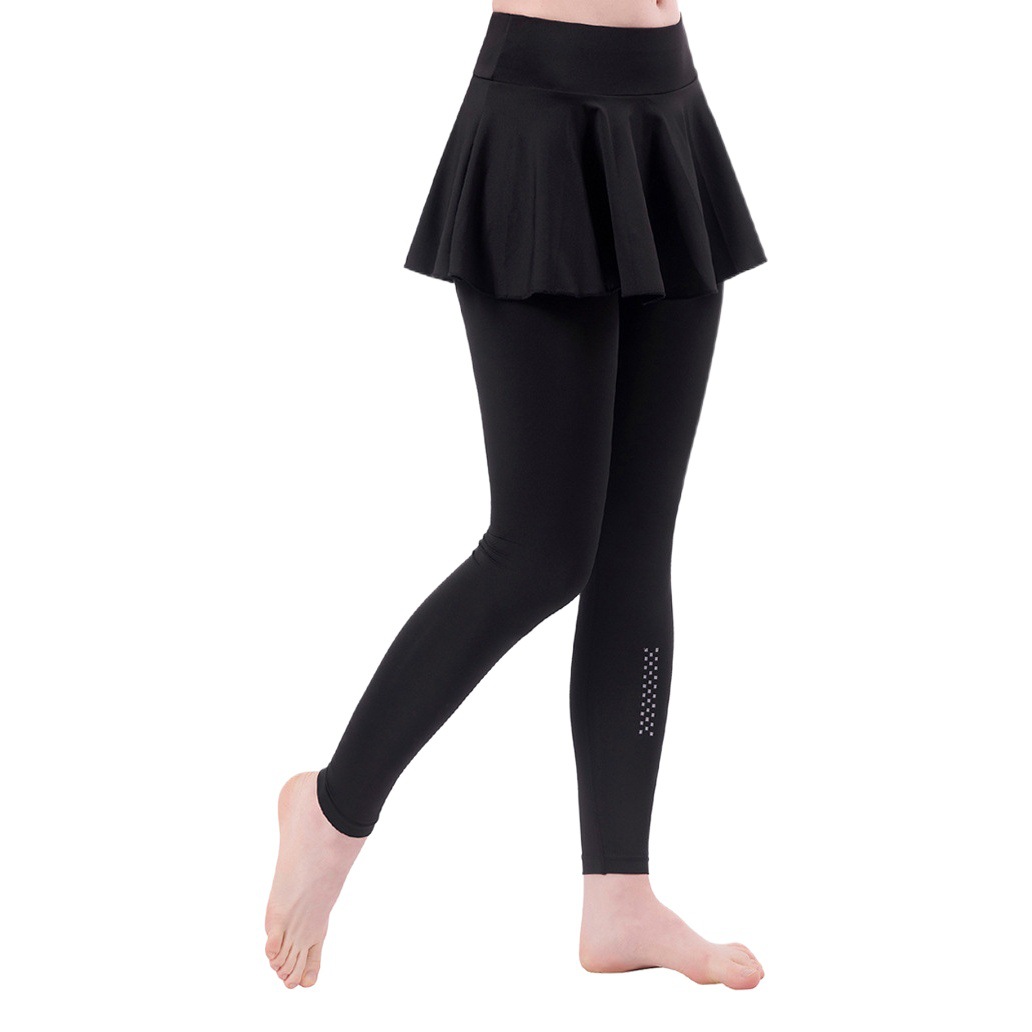 Cross-Border Sports Skirt for Women, Spring and Autumn Quick-Drying Breathable Yoga Skirt Pants for Training, Running, Fitness Long Skirt Amazon