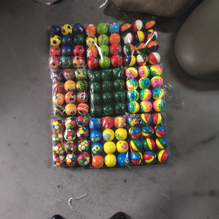 Factory wholesale toy PU ball PU sponge elastic ball various specifications watermelon map smiley face sample