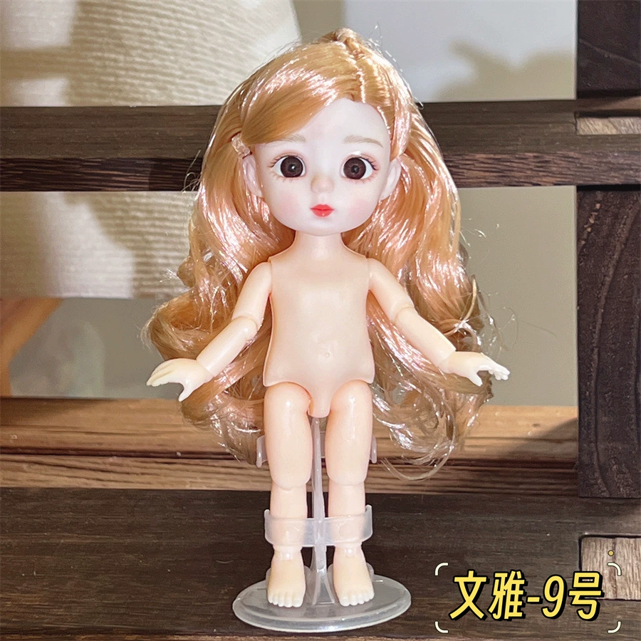 Милая кукла для переодевания, игрушка, 17 см, 3D