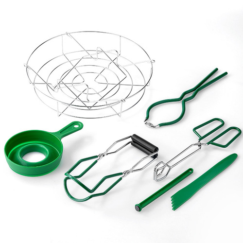 Cross-border hot-selling jam can 7-piece set CANNING KITS canning tongs and basket set