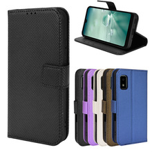 适用夏普Aquos Wish2钻石纹SHG06手机壳翻盖插卡wish3保护皮套日