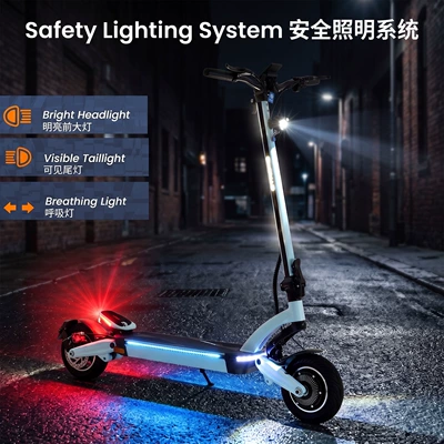 Negotiable wholesale prices, direct supply from a cross-border factory: F4 electric scooter, dual-drive, high-power, off-road, foldable, and equipped with a lithium battery