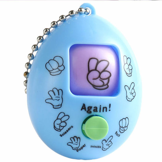 Online Red creative stone scissors cloth guess boxing face changing Egg toy cartoon doll keychain school children's gift