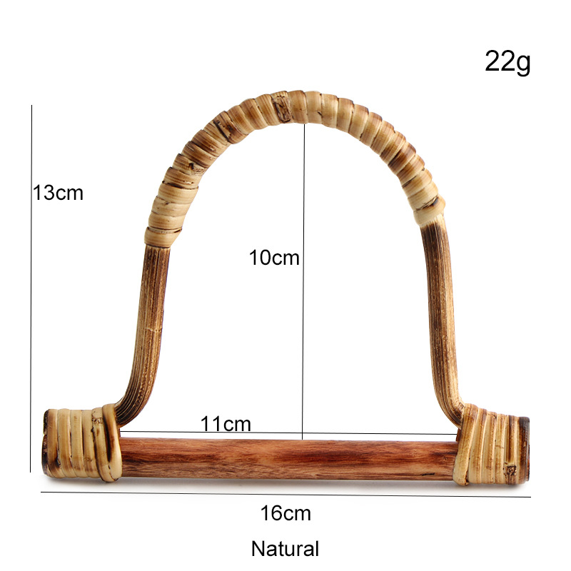 연한 갈색 등나무 옷걸이, 1개