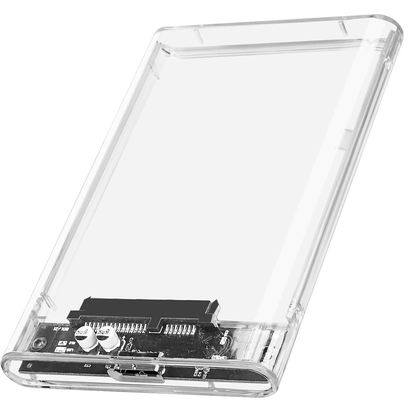 Коробка из прозрачного жесткого диска USB 3.1 для 2.5-дюймового SSD/HDD, порт SATA, твердотельный диск для ноутбука, переносной
