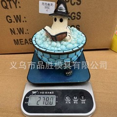 クロスボーダーゴーストバブルバスライトハロウィンゴーストナイトライト変色雰囲気ライトハロウィンギフト用ゴーストバス