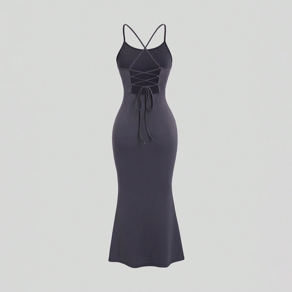 Women's Summer Slim Fit Strappy Bodycon Dress