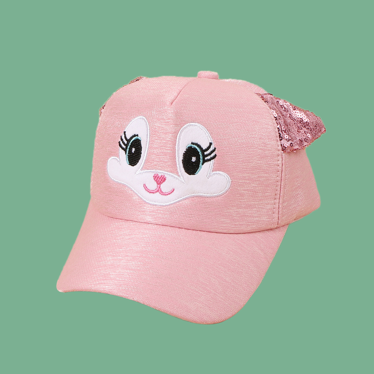 Korean Children's Sequined Bunny Cap display picture 7