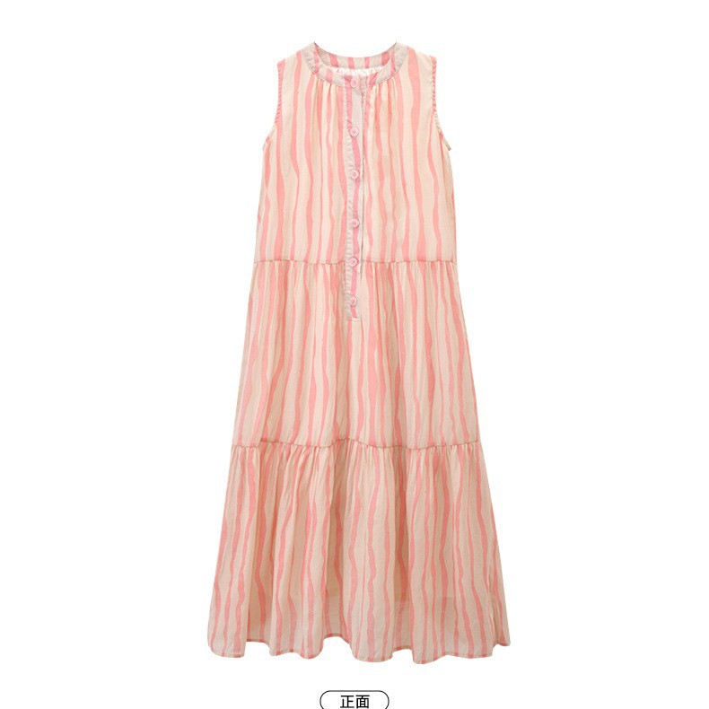 Vestido de niña, vestido de verano, falda larga por encima de la rodilla, falda de vacaciones, vestido de princesa dulce, falda grande, suelta, ropa de mujer para niños grandes, verano