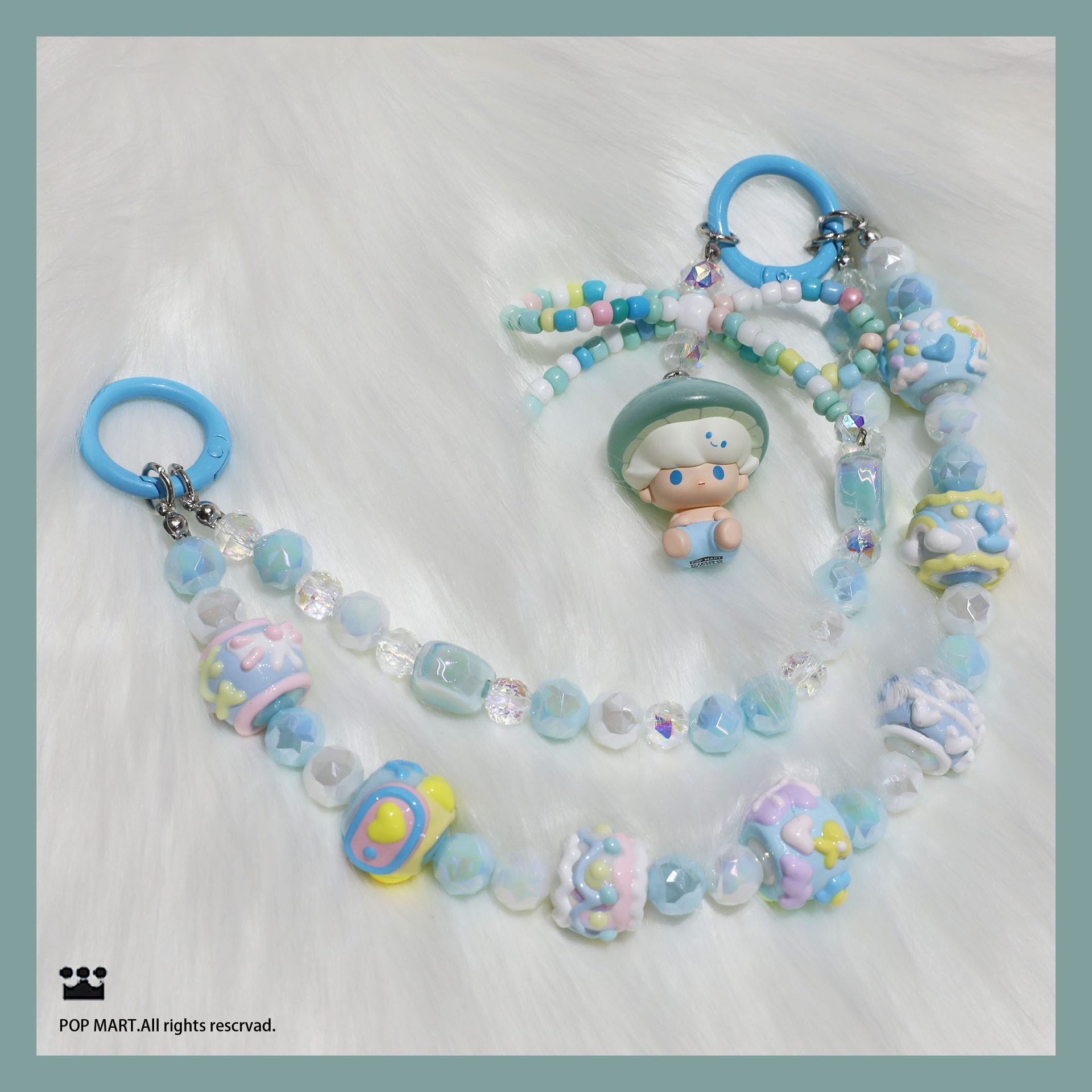 더블 체인-버섯 시리즈-DIMOO 블루