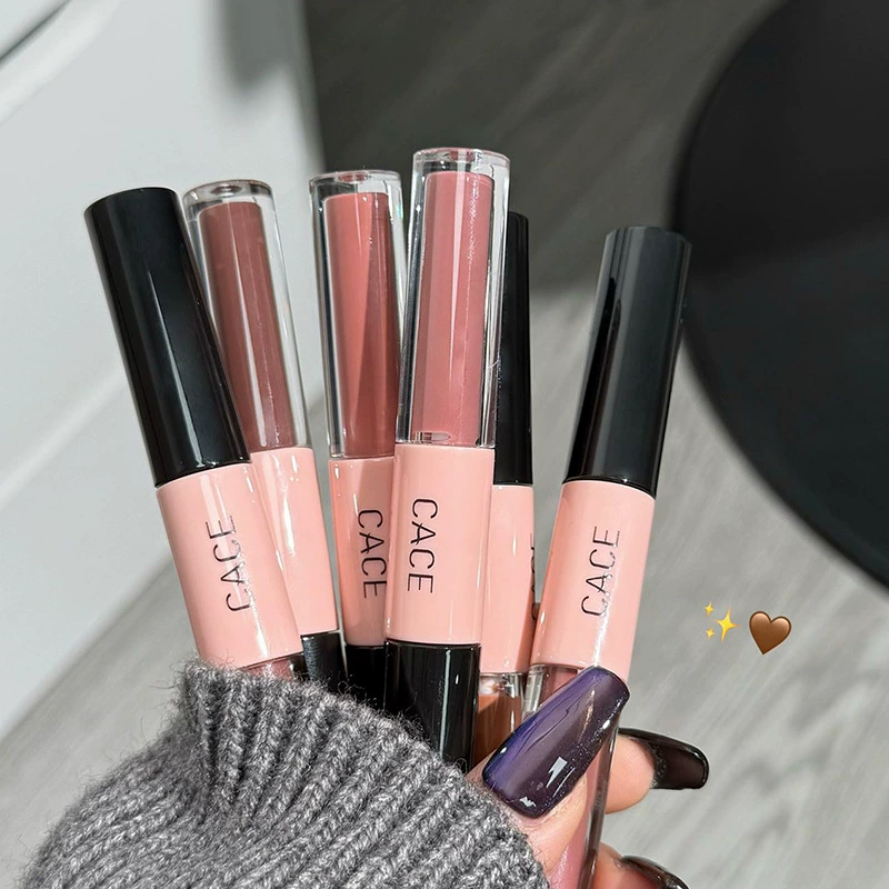 Тонер CACE с сэндвич-головкой для губ, матовая глазурь для губ, дешевая нежная шелковистая и не застрявленная