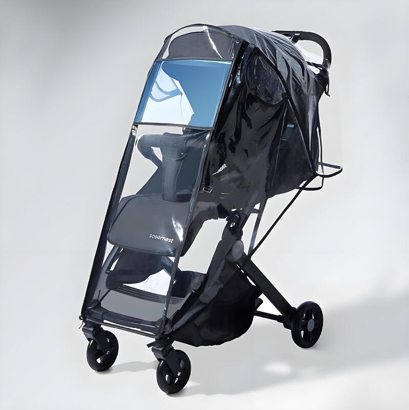 Baby Car Windproof Cover Autumn and Winter Universal Trolley Rain Cover Baby Rain Cover Rain Warmer Dustproof Shed Baby Walking Artifact
