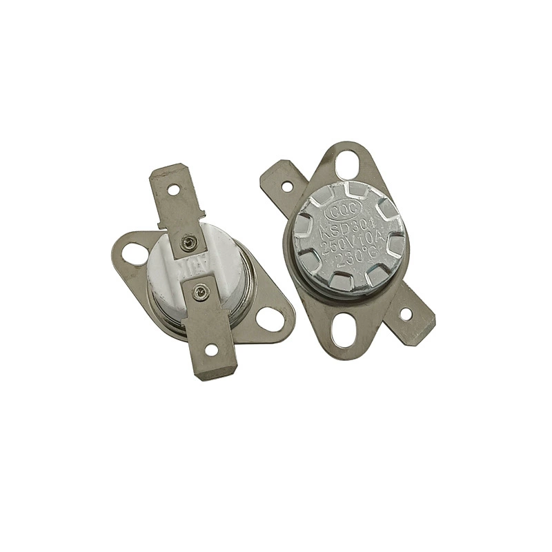 KSD301 10A 250V 0–350°C нормально открытый/нормально закрытый электрический температурный переключатель для обработки древесины, термозащита
