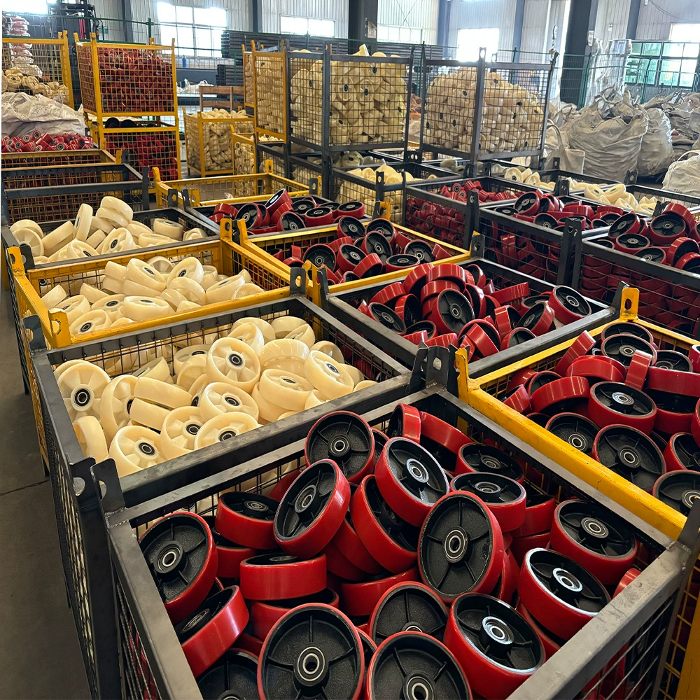 Прямые продажи с фабрики Diniu, аксессуары для гидравлических вилочных погрузчиков, резиновое колесо, полиуретановое колесо, колесо из полиуретана, нейлоновое колесо, колесо для грузовика