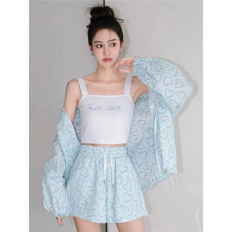 Sanya Travel Wear Internet Celebrity Camping Sports suit Women's Summer Beach Skirt Seaside Holiday dress Sanya Travel Wear Internet Celebrity Camping Sports suit Women's Summer Beach Skirt Seaside Holiday dress