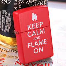 官方正品zippo正版打火机zipo红哑漆保持冷静28671煤油送礼男zppo