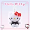 About 10cm black polka dot KT pendant