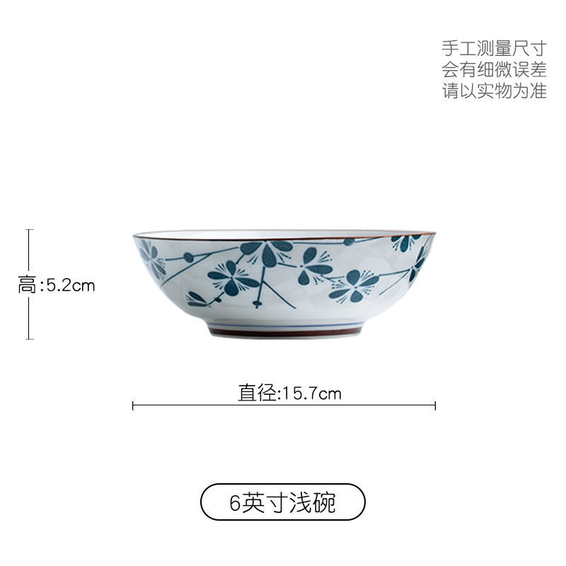6 인치 얕은 그릇