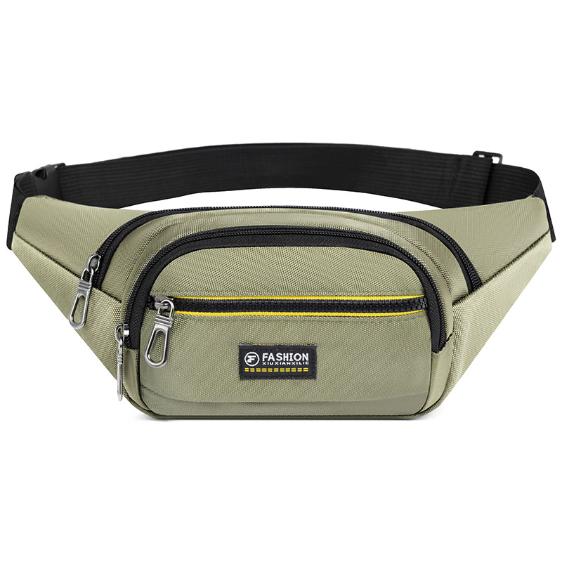 Nueva bolsa de bolsillo deportiva para correr, caja registradora de negocios de gran capacidad, bolso de mensajero de un solo hombro, bolso de pecho de moda de todos los partidos