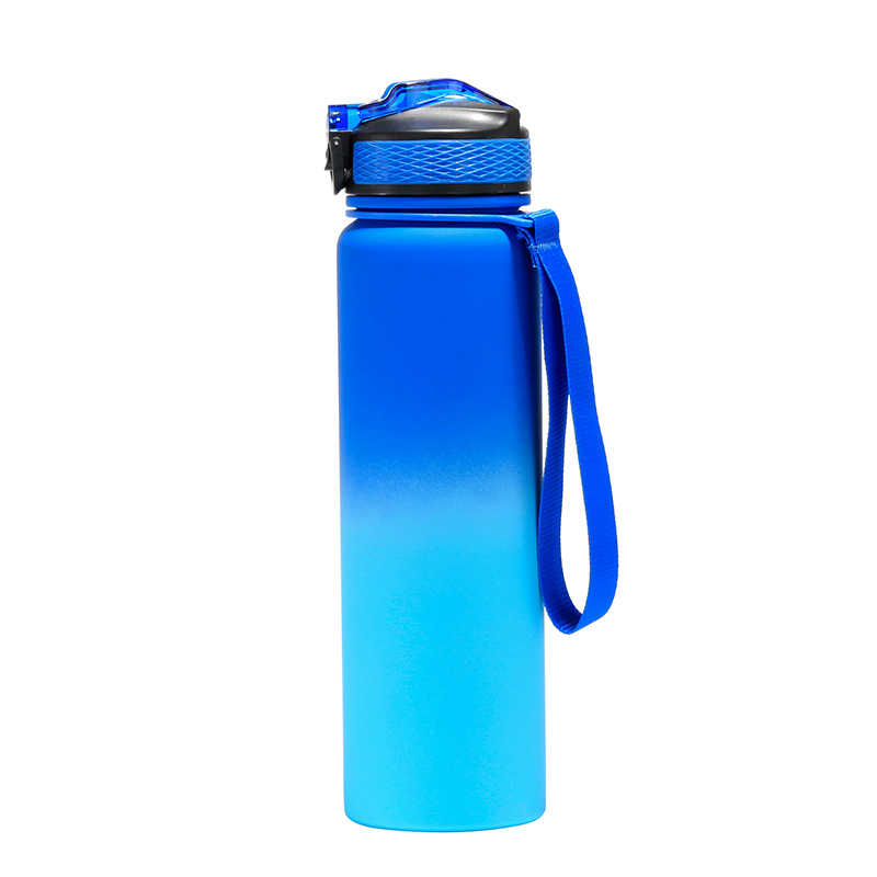 Amazon color gradiente taza espacial taza de paja taza deportiva taza de agua portátil rebote de gran capacidad taza de agua