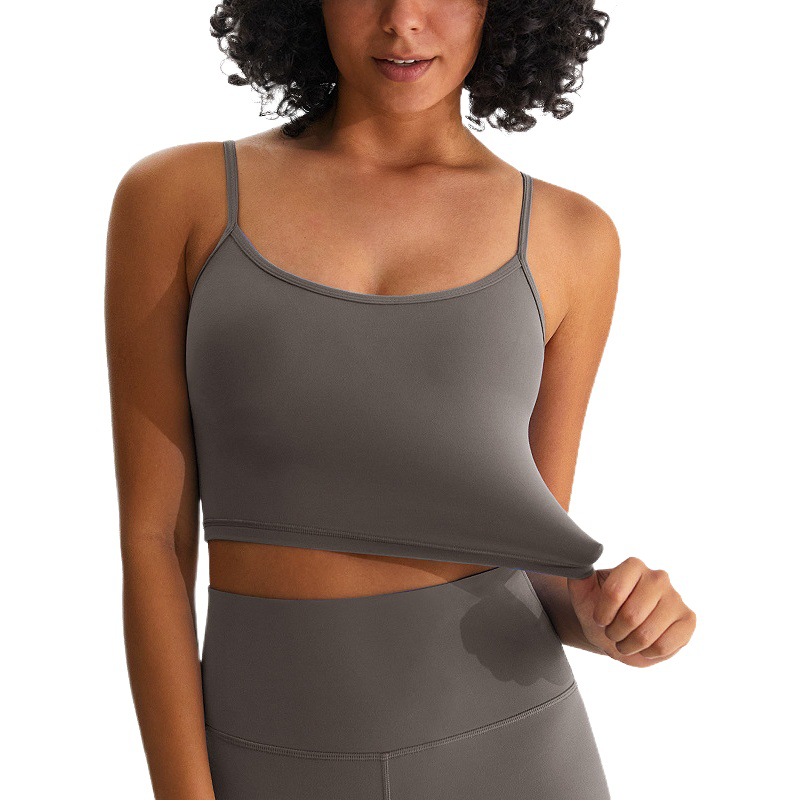 Nueva ropa interior deportiva transpirable para mujer, camisola que absorbe la humedad, chaleco de yoga, sujetador de fitness fruncido, hermosa espalda bra