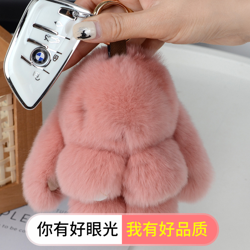 Manufacturer Wholesale Real Fur Rex Rabbit Fur Cute Rabbit Plush Toy Dead Rabbit Pendant Ornament Car Keychain Bag Accessory Doll Manufacturer Wholesale Real Fur Rex Rabbit Fur Cute Rabbit Plush Toy Dead Rabbit Pendant Ornament Car Keychain Bag Accessory Doll