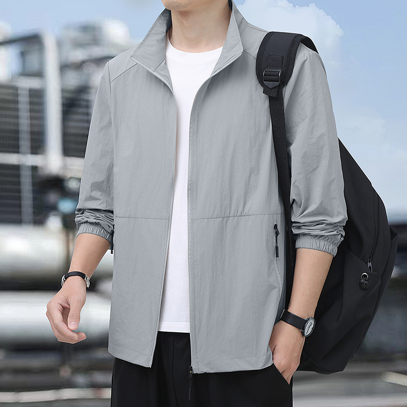 2025 Summer New Style Sun Protection Clothing Men's Outdoor Breathable Lightweight Skin Clothing UV Protection Sun Protection Clothing Fishing Jacket