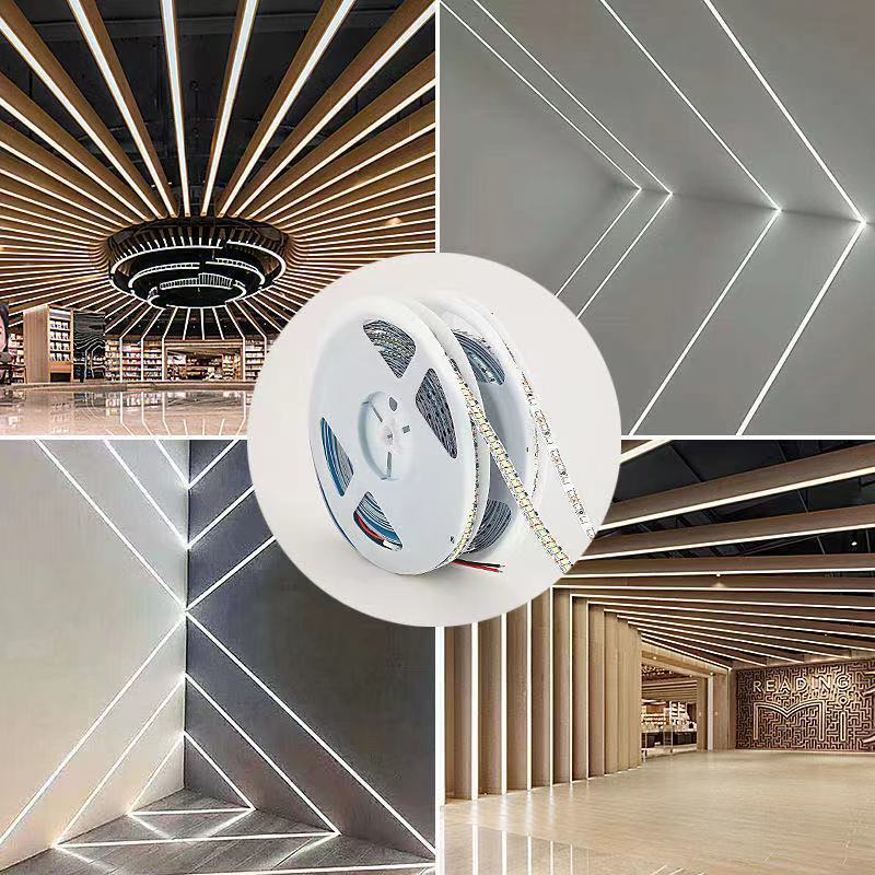 LED220V lámpara de alto voltaje autoadhesiva sin conducción 2835 luz de alta calidad ultra delgada al aire libre a prueba de agua luz de estante LED