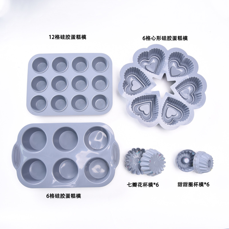 Juego de Utensilios de Silicona para Hornear Pasteles Set de 40 Piezas de Silicona para Cocina image 15