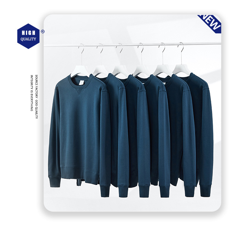 Sweater Autumn and winter new pattern Solid Terry 380 T-shirts Heavy Socket Long sleeve jacket One piece On behalf of men's wear