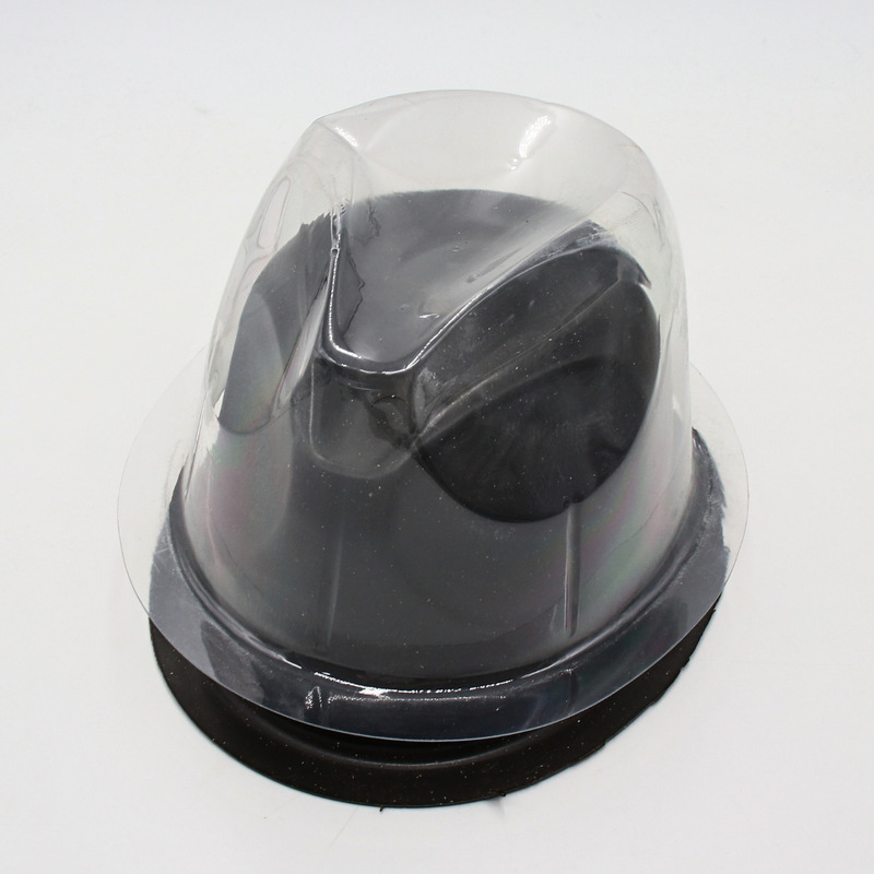 Foreign trade anti-pressure damage protection hat cap holder PVC plastic hard Transport cross-border black hat transparent wholesale