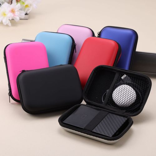 Eva storage bag, Bluetooth headset bag, mobile hard drive bag, data cable and charger storage box