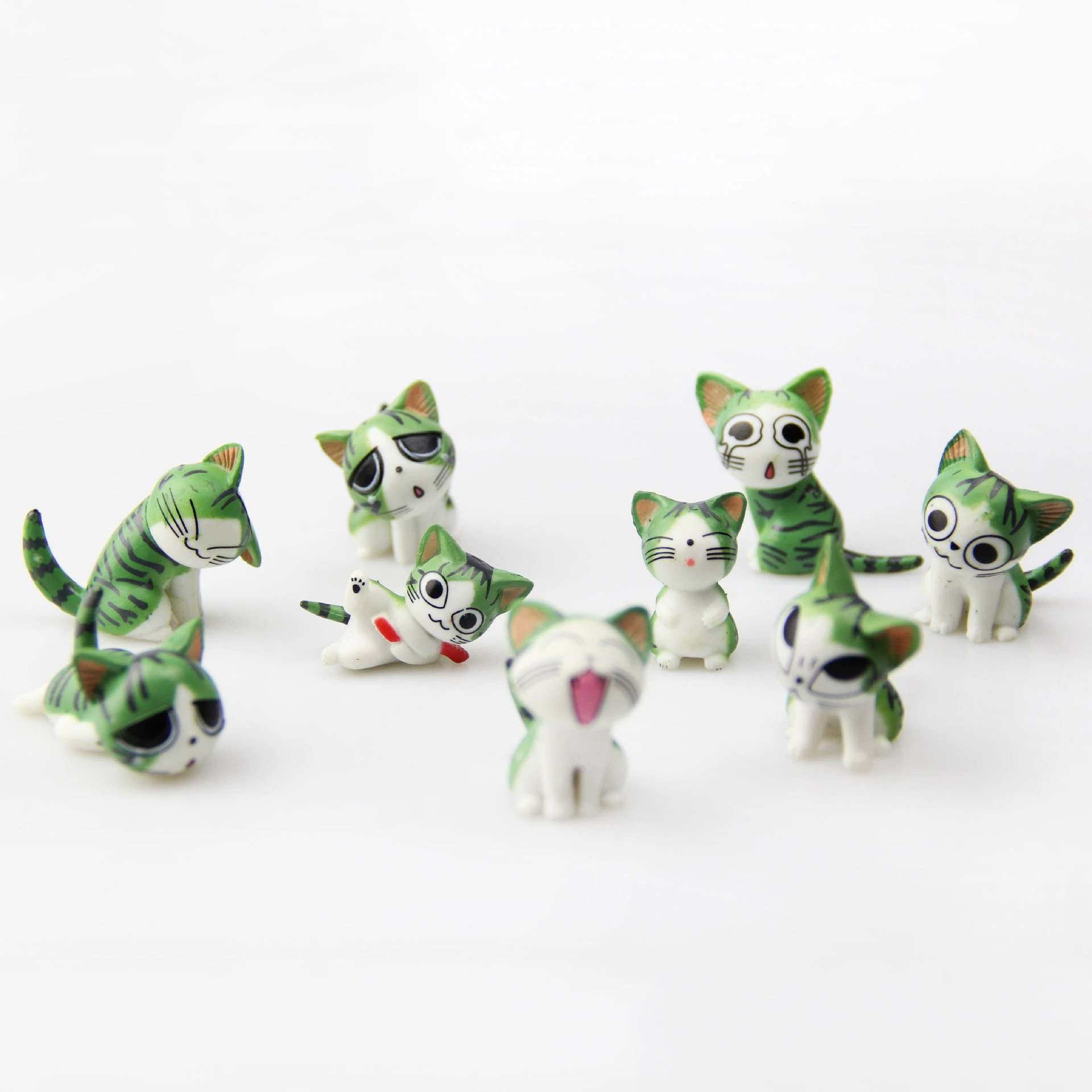 Мох микропейзаж 9 видов сырных кошек украшения различные выражения микропандшафтные украшения мясные украшения