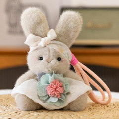新しいかわいいファッショナブルなウサギのペンダントキーホルダーペンダント人形クリエイティブぬいぐるみ新鮮な人形女の子