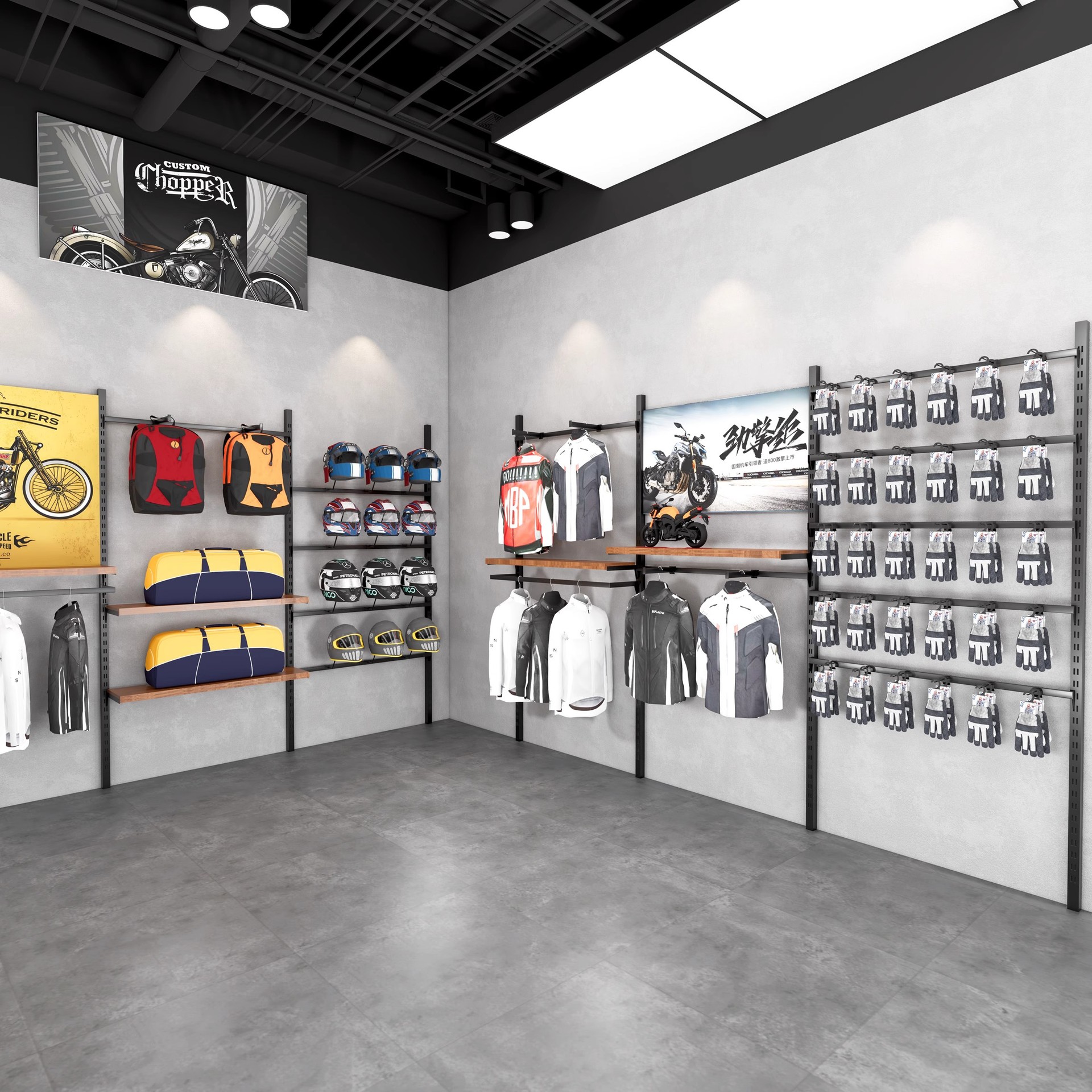 Estante de exhibición especial para deportes personalizados transfronterizos Estante de exhibición de ropa Estante de exhibición de productos de hierro grueso tipo suelo