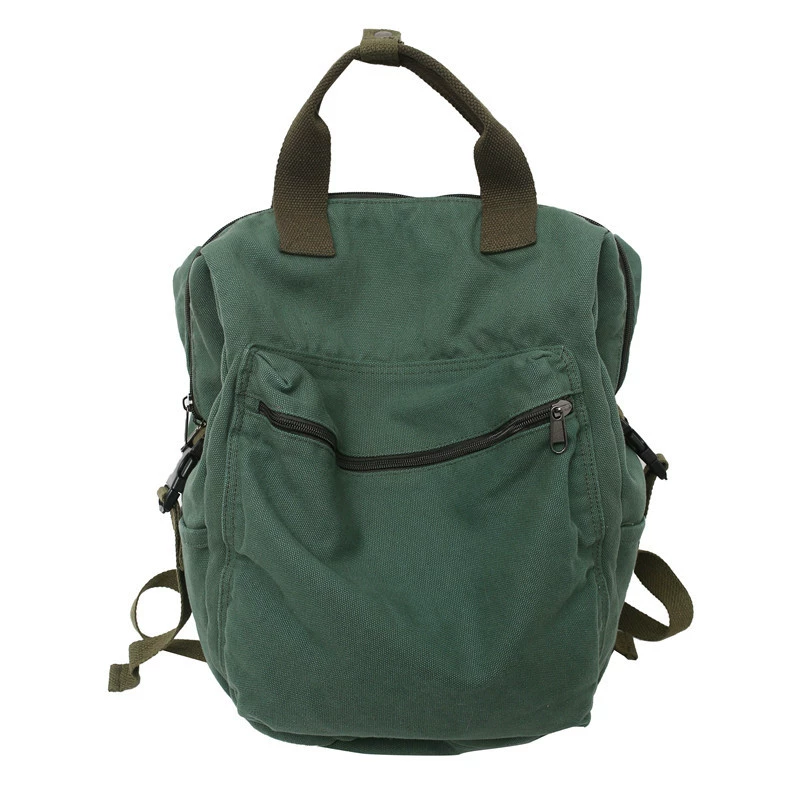 School bag for leisure, backpack, for students, Korean style, simple and elegant design, wholesale