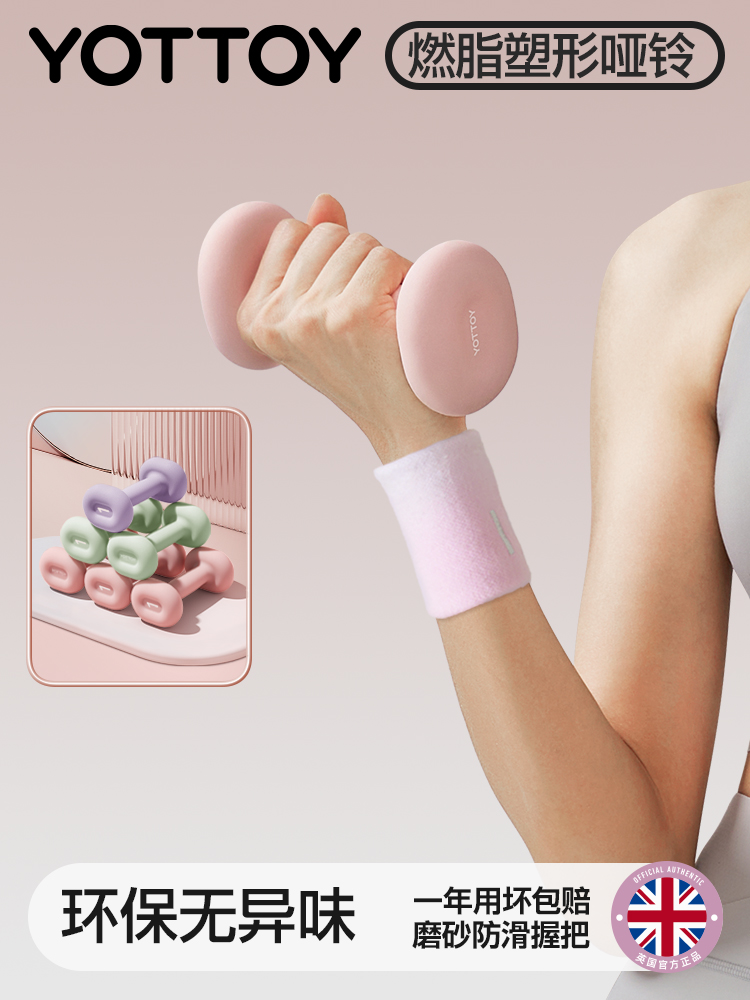 Dumbbell Fitness Women's Home Kettlebell Girls' Fitness Equipment Men's Solid Cast Iron Small Pair of Pure Steel