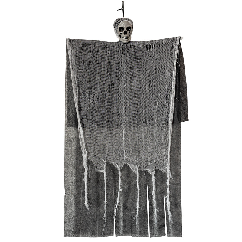 Halloween transfronterizo cascada fantasma decoración interior y exterior colgando bar de la casa embrujada decoración de la escena de terror props