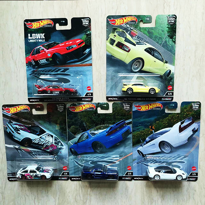 Authentic Car Culture Fpy86 Mountain Drift Nissan R34 Silhouette Honda Toy Car Hotwheel
